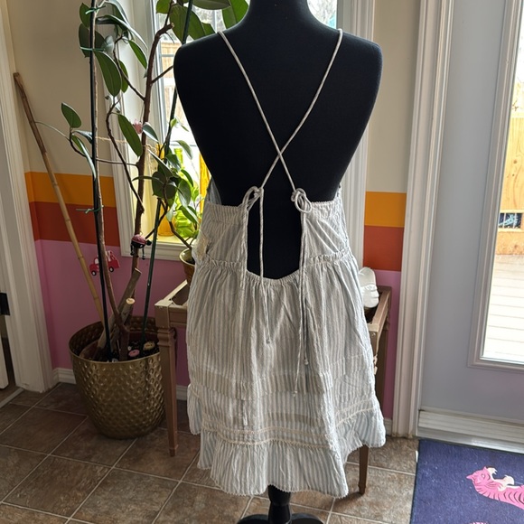 free people Desert Days Stripe Mini Dress . - Picture 6 of 9